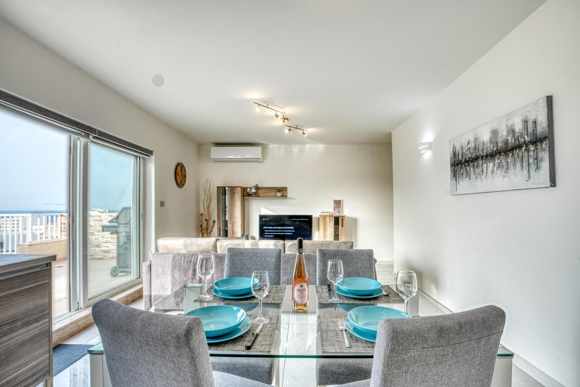 Apartamento Poseidon Court Penthouse Superior Bahía de San Pablo Exterior foto