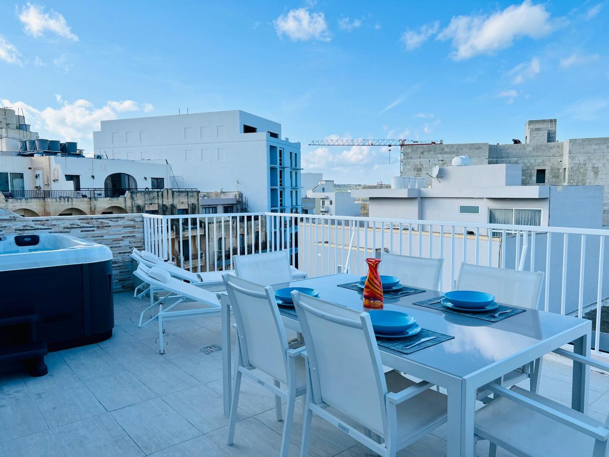 Apartamento Poseidon Court Penthouse Superior Bahía de San Pablo Exterior foto